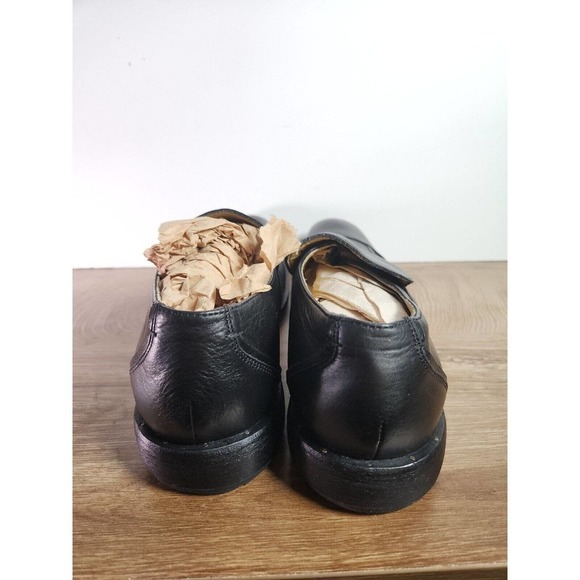 Gordon Rush Shoes Mens Size 8.5 Loafers Dark Black Leather Comfort Slip On NWT main image 5